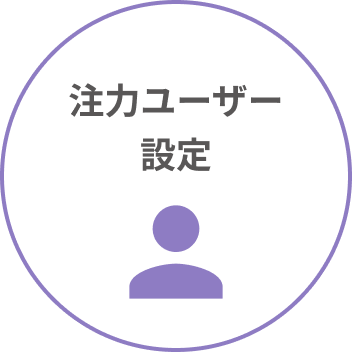 注力ユーザー設定