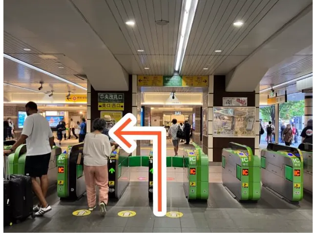 五反田駅道順1