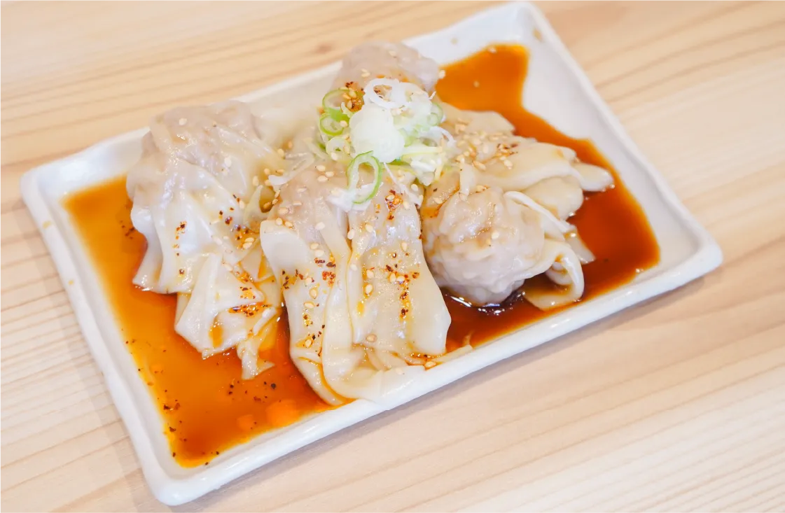 皿ワンタン